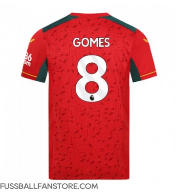 Wolves Joao Gomes #8 Replik Auswärtstrikot 2023-24 Kurzarm